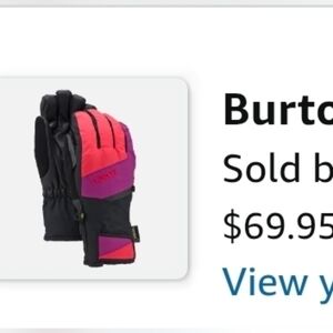Burton Gore-tex Gloves With Removable Liners